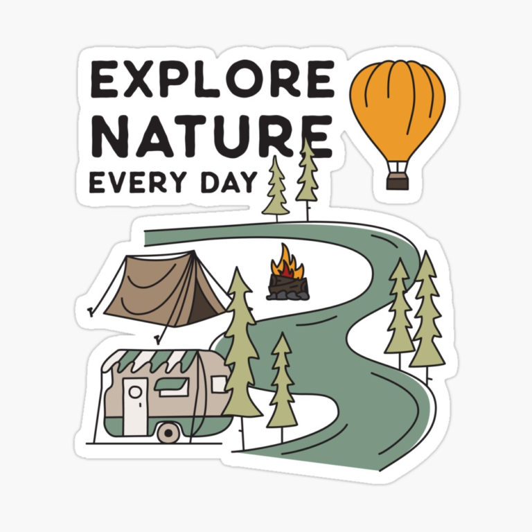 Explore Nature With Unique Camp-themed Dtf Prints