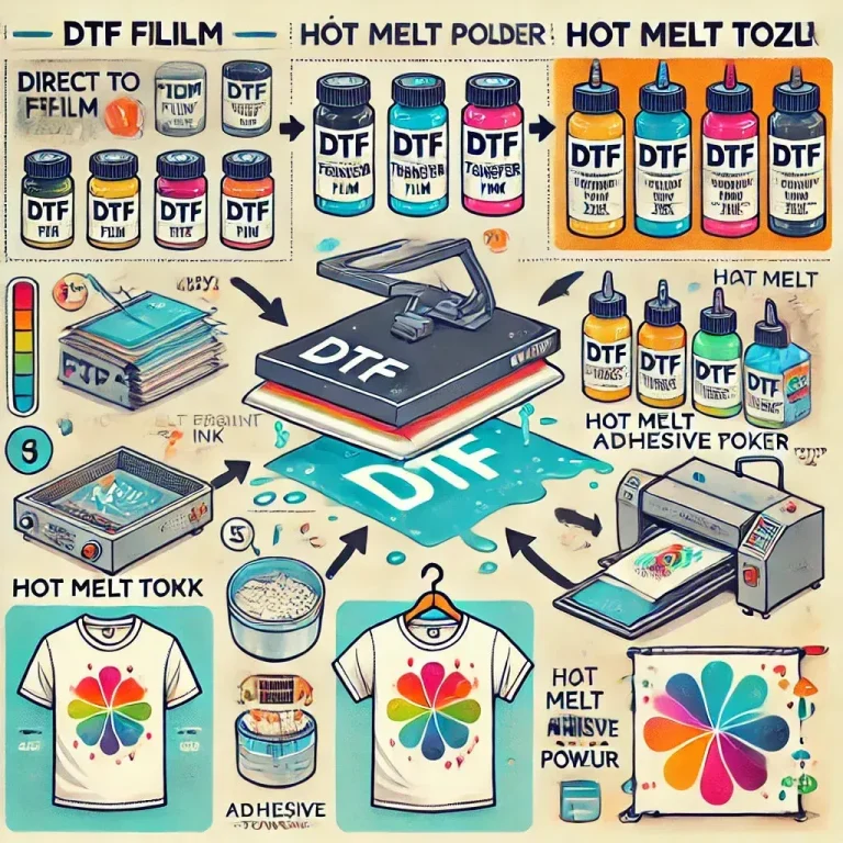DTF film explained: choosing resin, powder, and adhesives